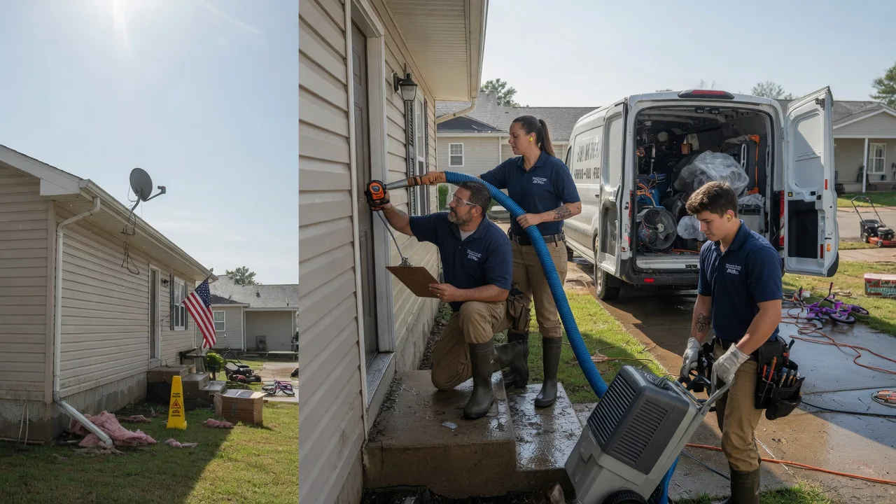 Ceiling Water Damage Restoration in Brook Park, MN near me